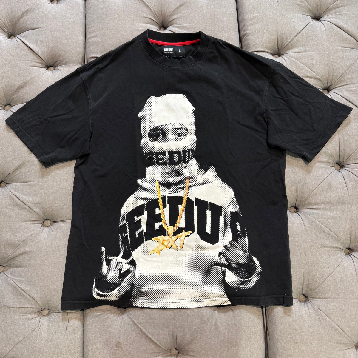 Geedup x RV T-Shirt 'Black' (Second hand)