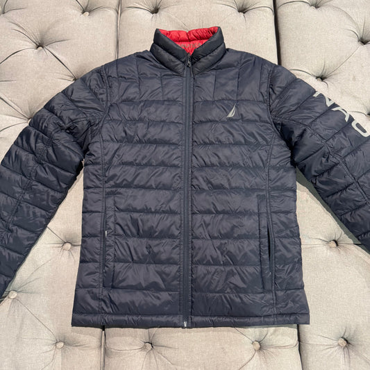 Nautica Reversible Puffer Jacket 'Navy Blue/Red' (Second hand)