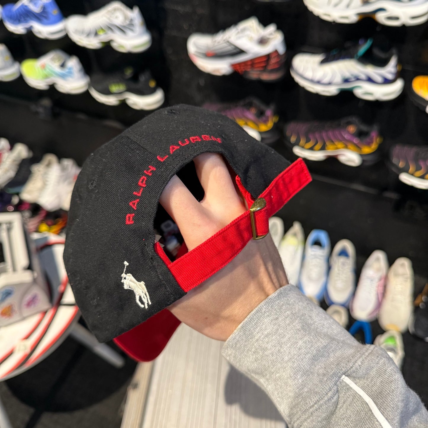 Polo Ralph Lauren Sport Flag USA Cap 'Black Red' (Second Hand)