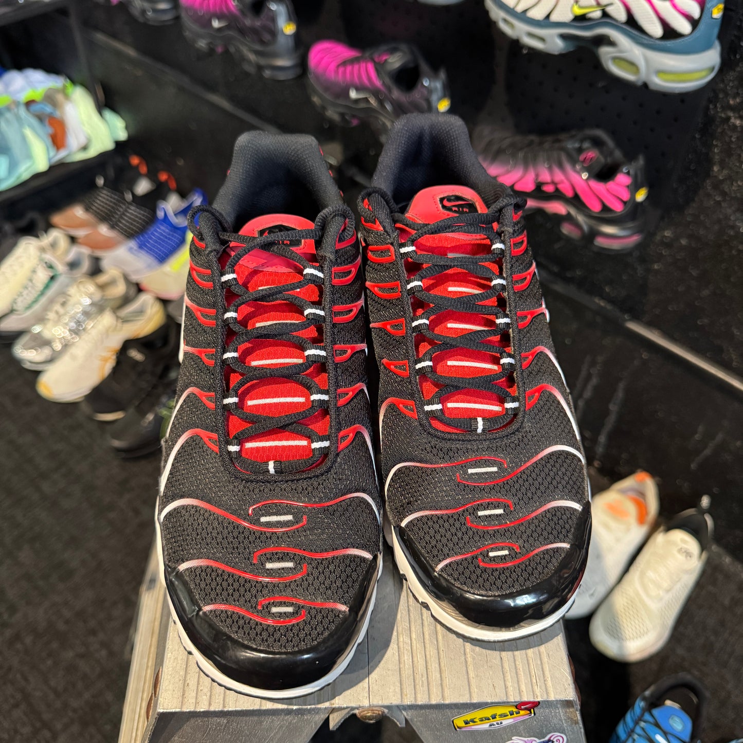 Nike Air Max Plus 'TN' Black White University Red (Second hand)