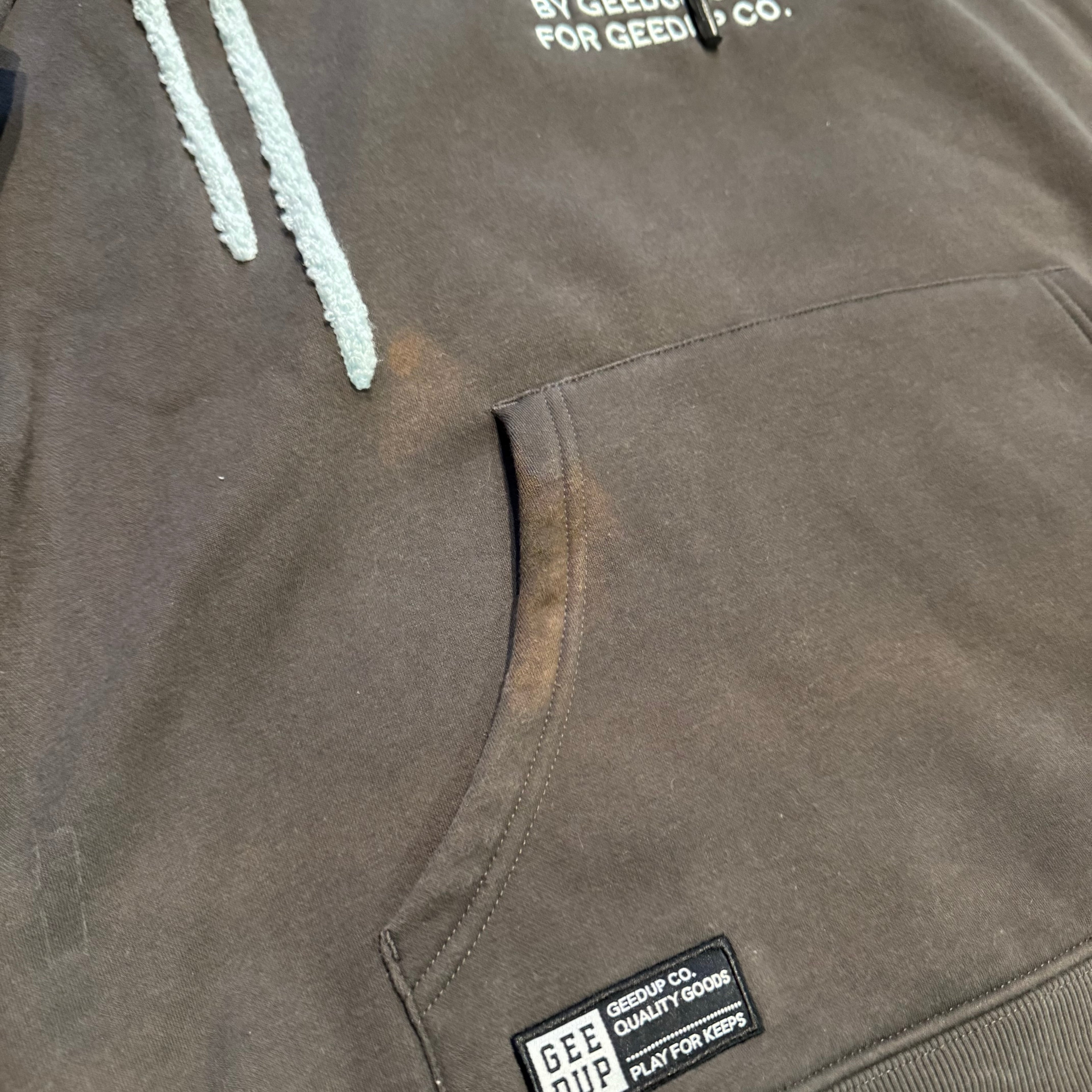 Geedup Handstyle Hoodie 'Graphite Pale Blue' (Second hand)