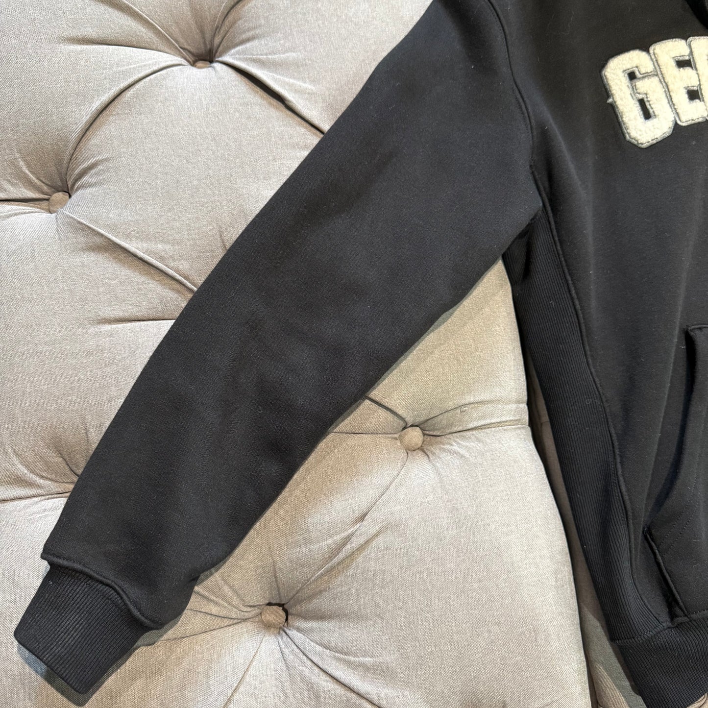 Geedup Play For Keeps Hoodie 'Black White' (Second hand)