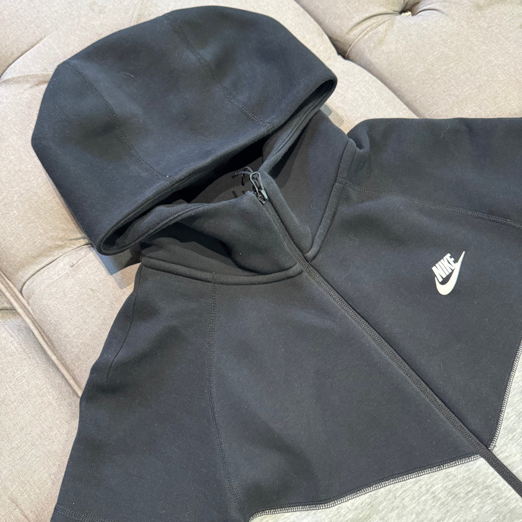 Nike Tech Fleece Jacket 'Black Grey' (Second hand)