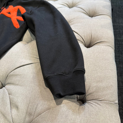 Geedup Handstyle Hoodie 'Black Burnt Orange' (Second hand)