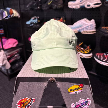 Nike Unstructured Dri-Fit Club Metal Swoosh Strapback Cap 'Pastel Green' (Second Hand)
