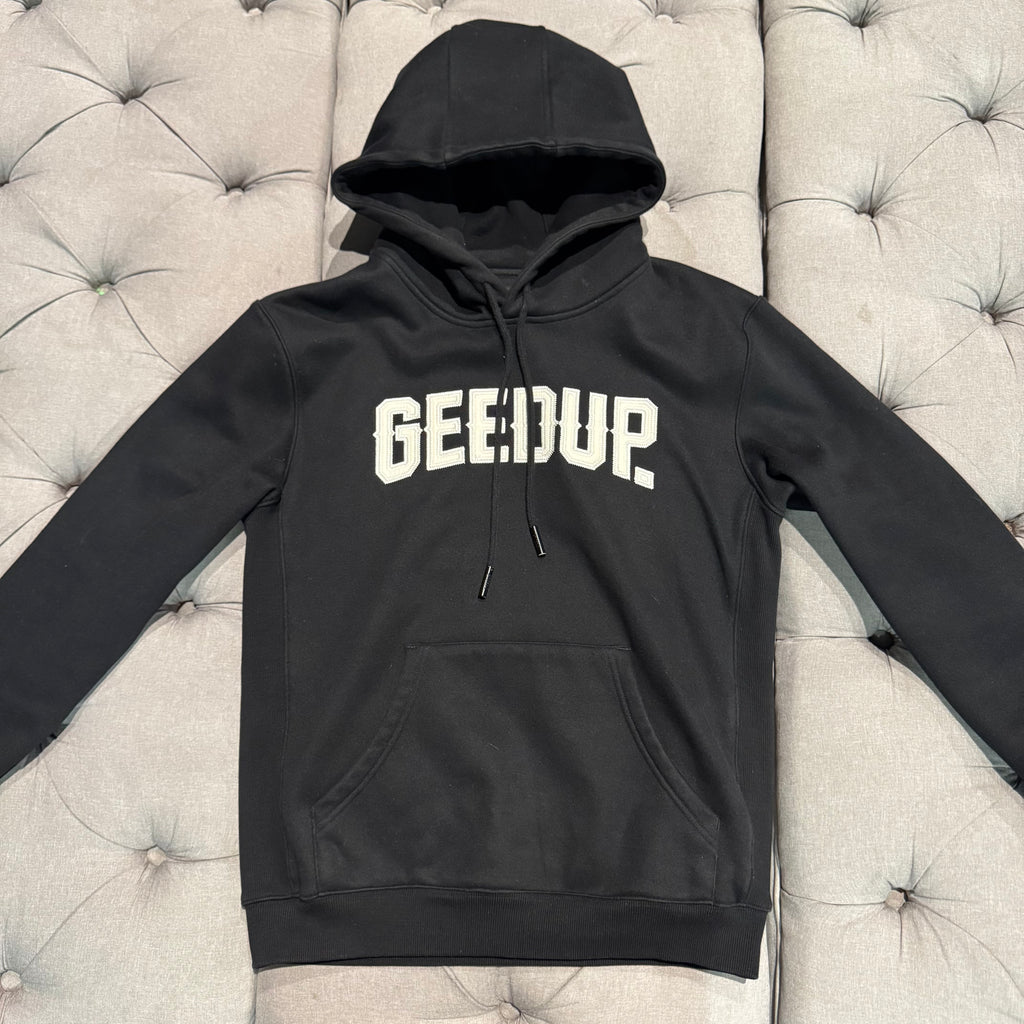 Geedup Cities Hoodie 'Black White' (Second hand)