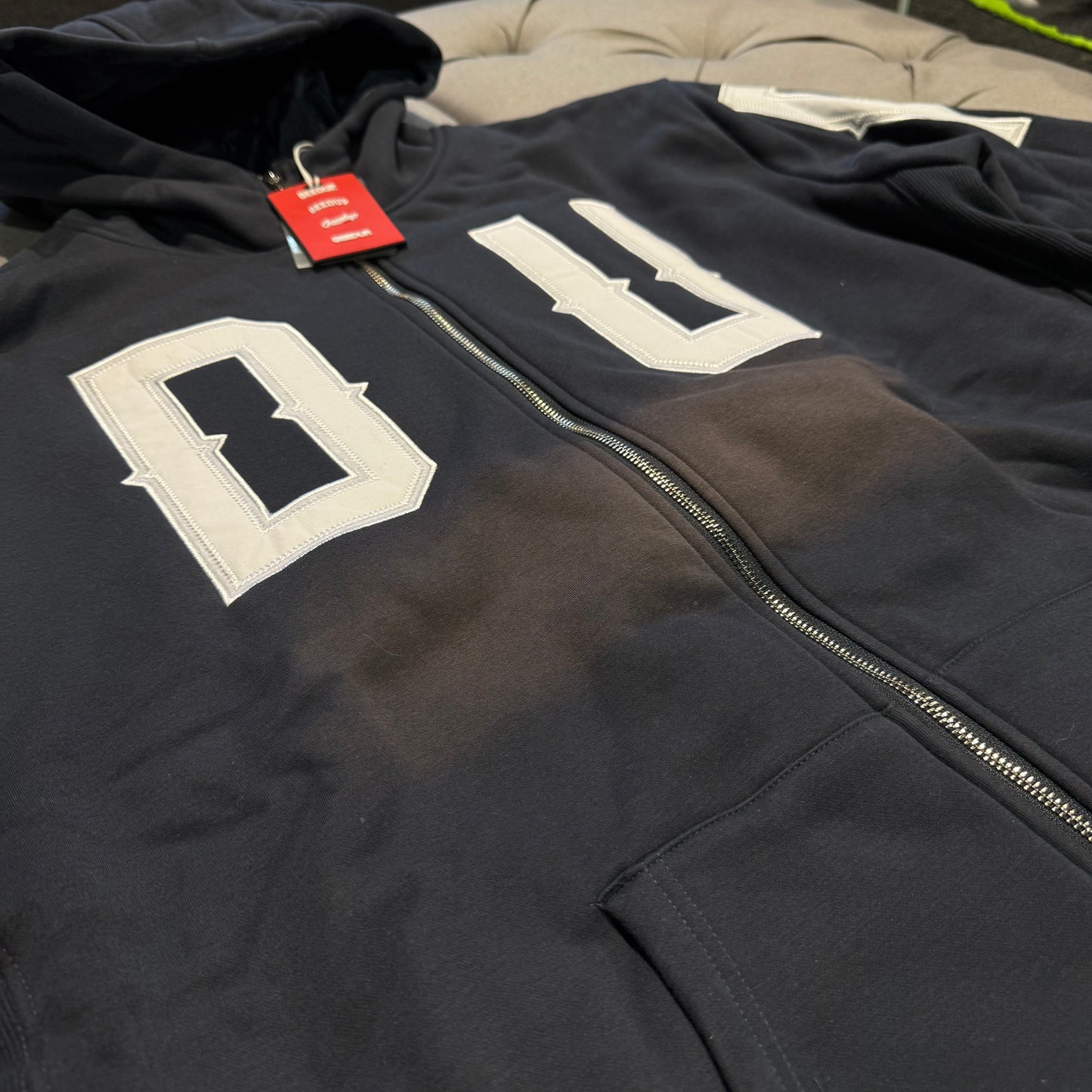 Geedup Zipup Team Logo Hoodie 'Navy White' (Second hand)