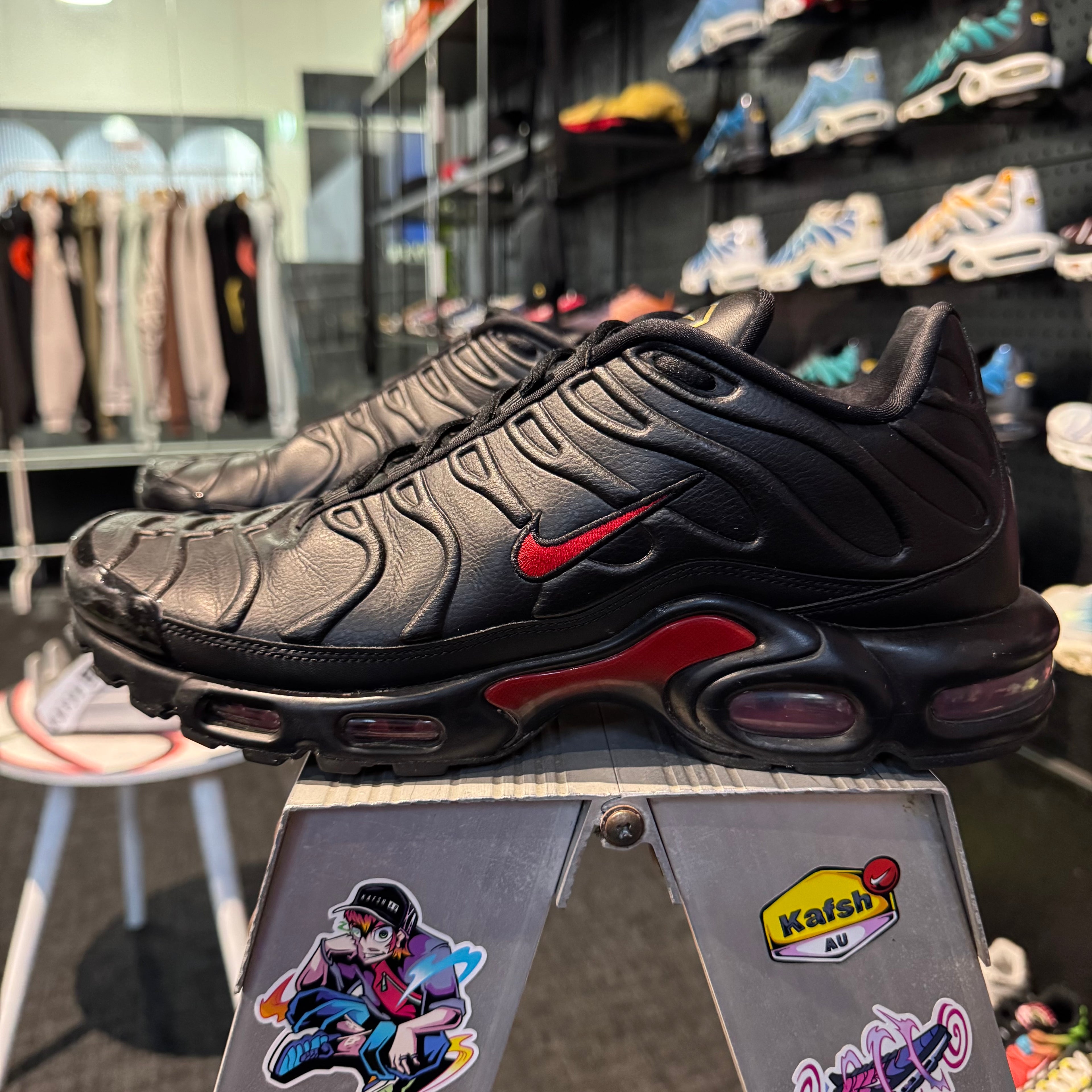 Nike Air Max Plus TN Premium 'Leather 'Bred' (Second hand)