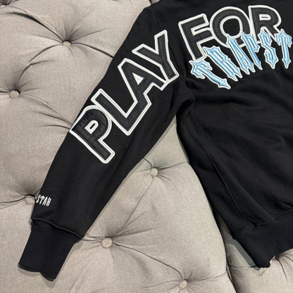 Geedup x Trapstar Play For Keeps Irongate Hoodie 'Black Blue' (Second hand)