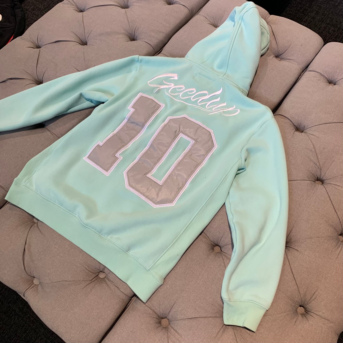 Geedup 10 Years In The Field Hoodie ‘Aqua’ (Second hand)