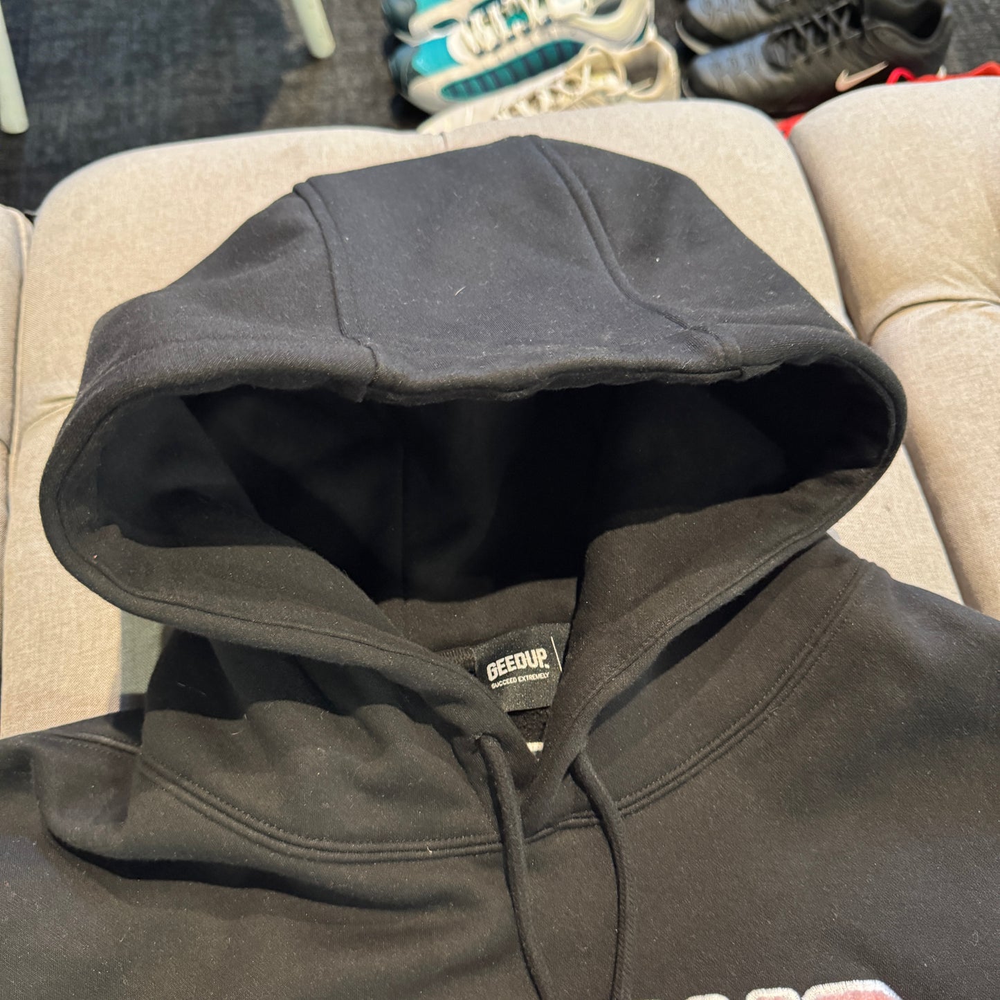 Geedup 13 Years In The Field Hoodie 'Black Pink' (Second hand)
