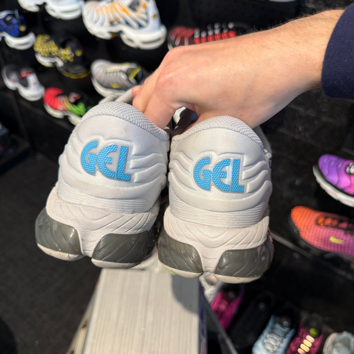 Asics Gel-Quantum 360 8 Emboss 'Piedmont Grey Digital Aqua' (Second hand)