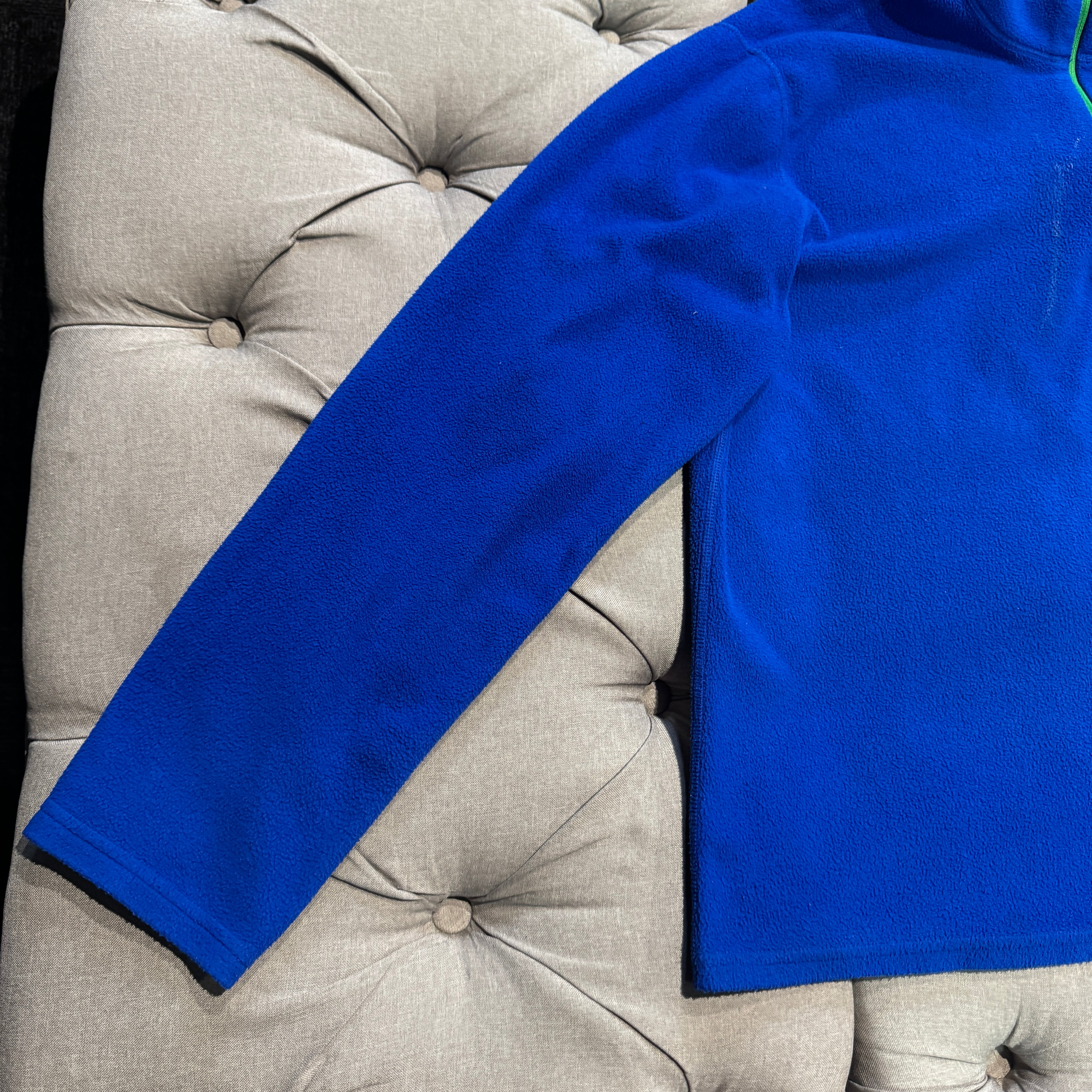 Polo Ralph Lauren Fleece Qtr Zip Jacket 'Blue Green' (Second hand)