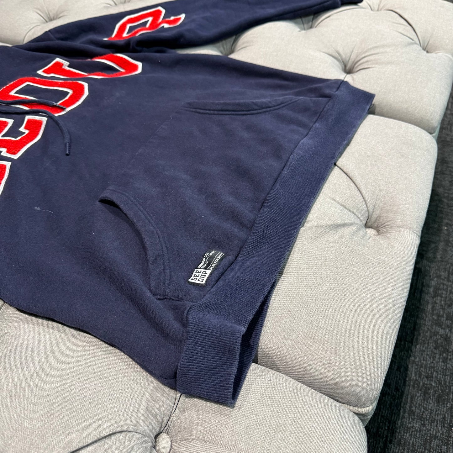 Geedup Team Logo Hoodie (Old Model) 'Navy Red' (Second hand)