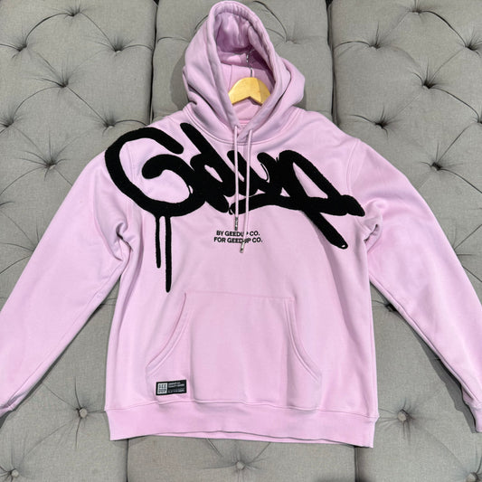 Geedup Handstyle Hoodie 'Lavender Black' (Second hand)