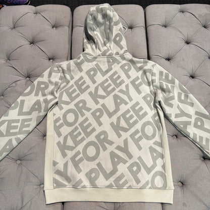 Geedup Mono Logo Zip-up Hoodie 'Tan' (Second hand)