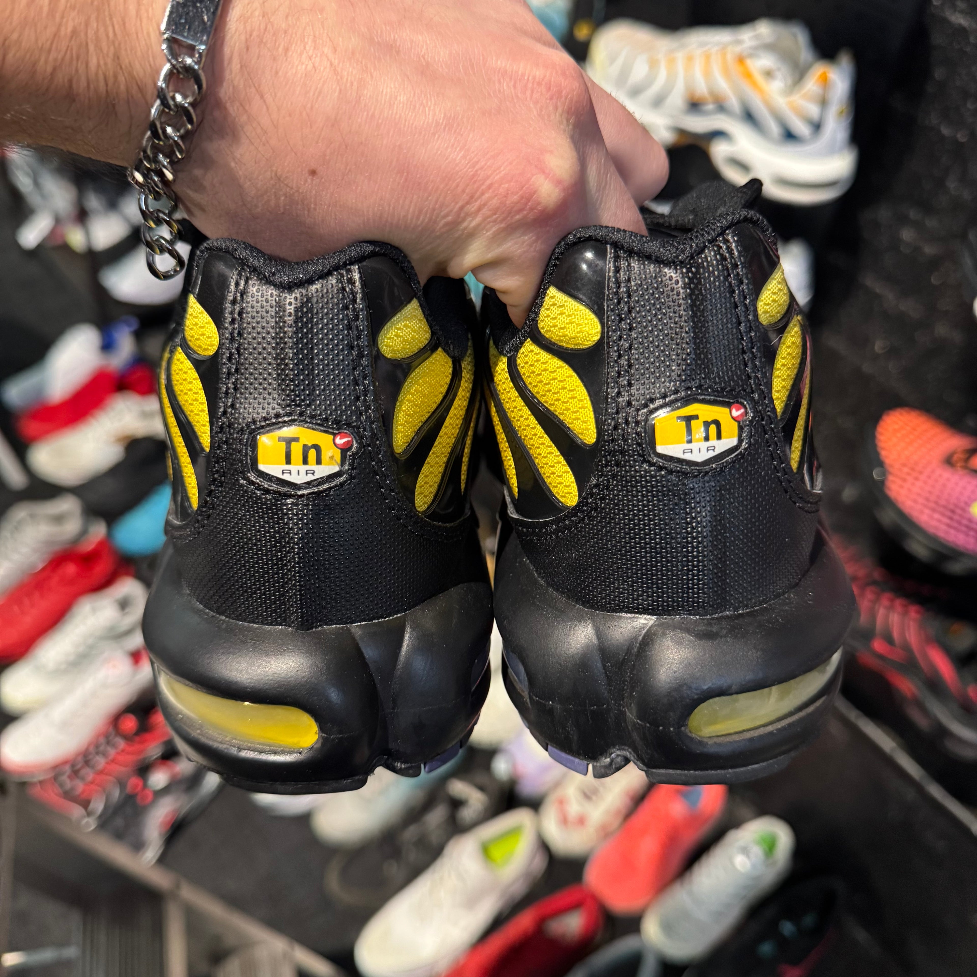Nike Air Max Plus TN 'Black Bright Citron' (Brand New)