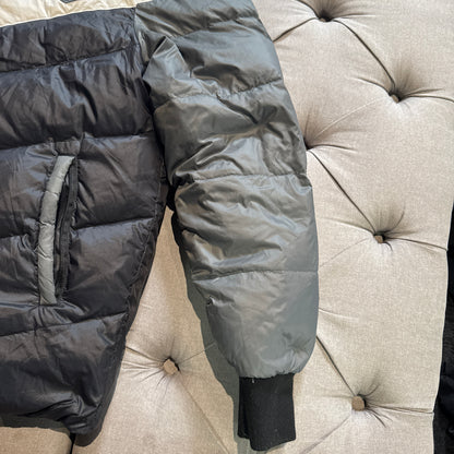 Geedup Reversible Puffer Jacket 'Blue Black / White Grey' (Second hand)