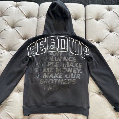 Geedup Proud Logo Hoodie 'Black' (Second hand)