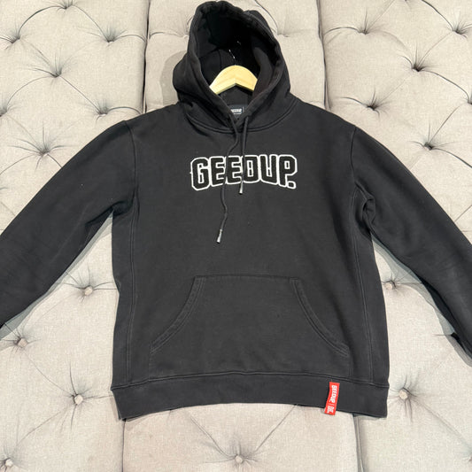 Geedup Play For Keeps Hoodie 'Black White Black' (Second hand)