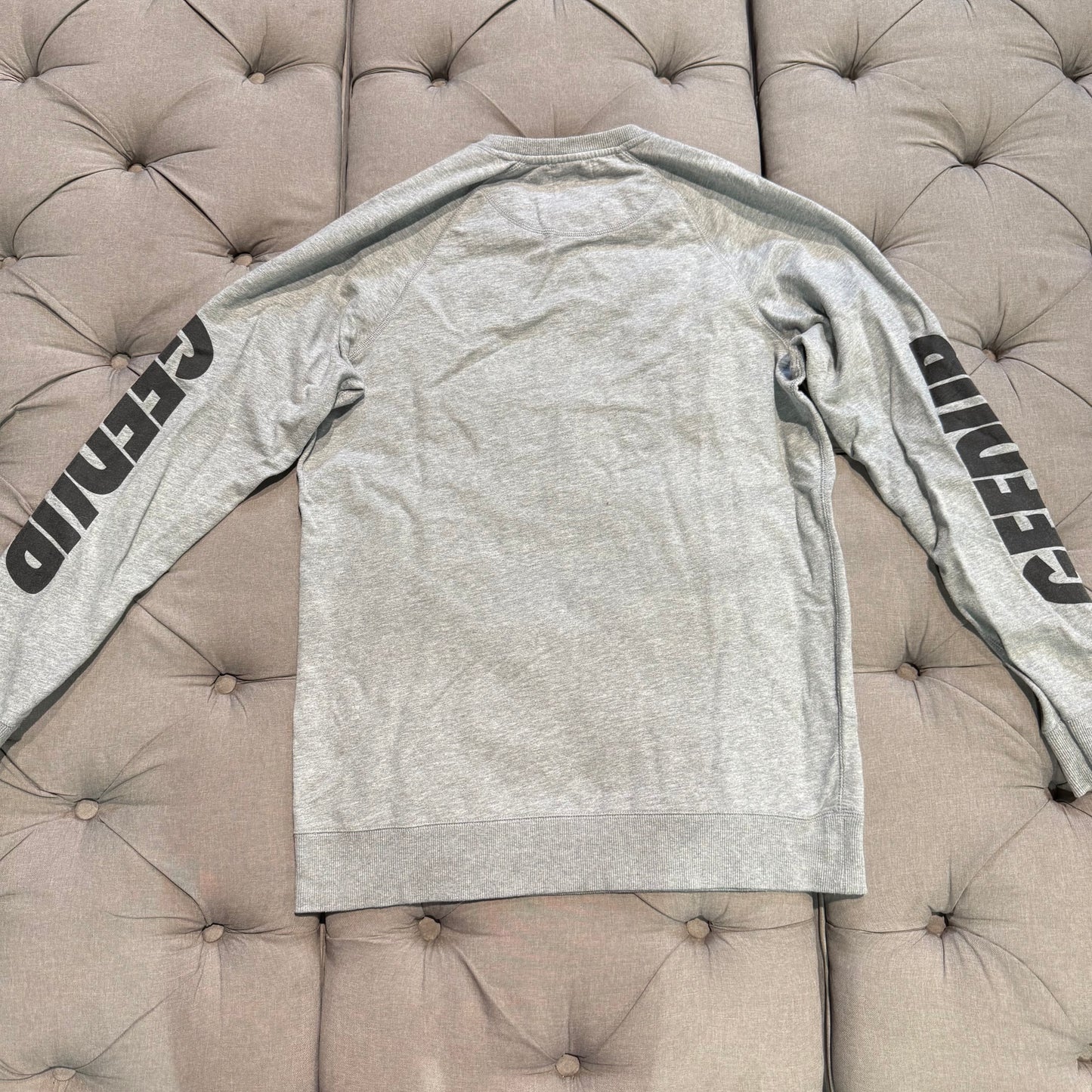 Geedup Sports Arm Logo Crewneck 'Grey Black' (10+ YEAR OLD RELEASE) (Second hand)