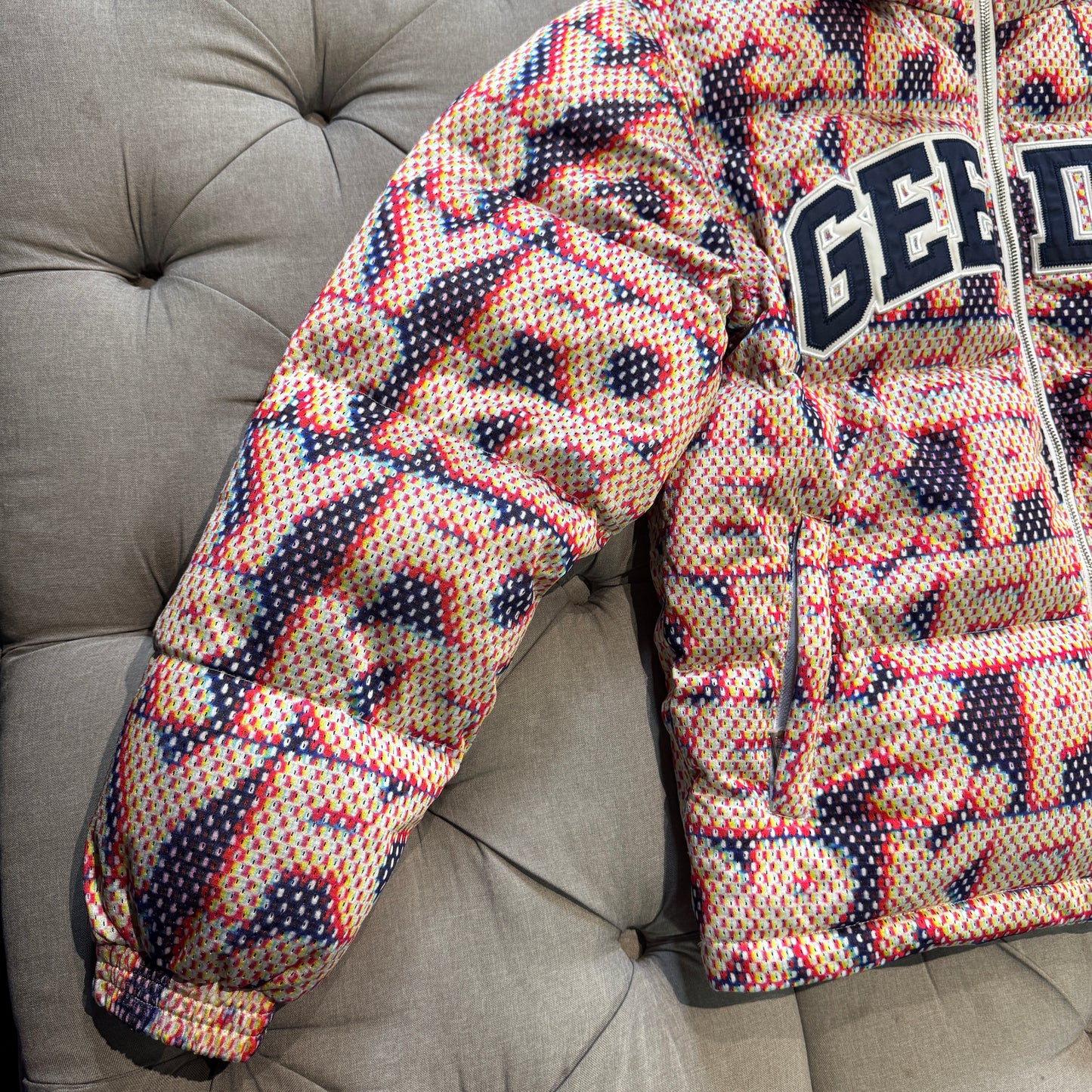 Geedup PFK Static Puffer Jacket 'Multi Colour' (Second hand)