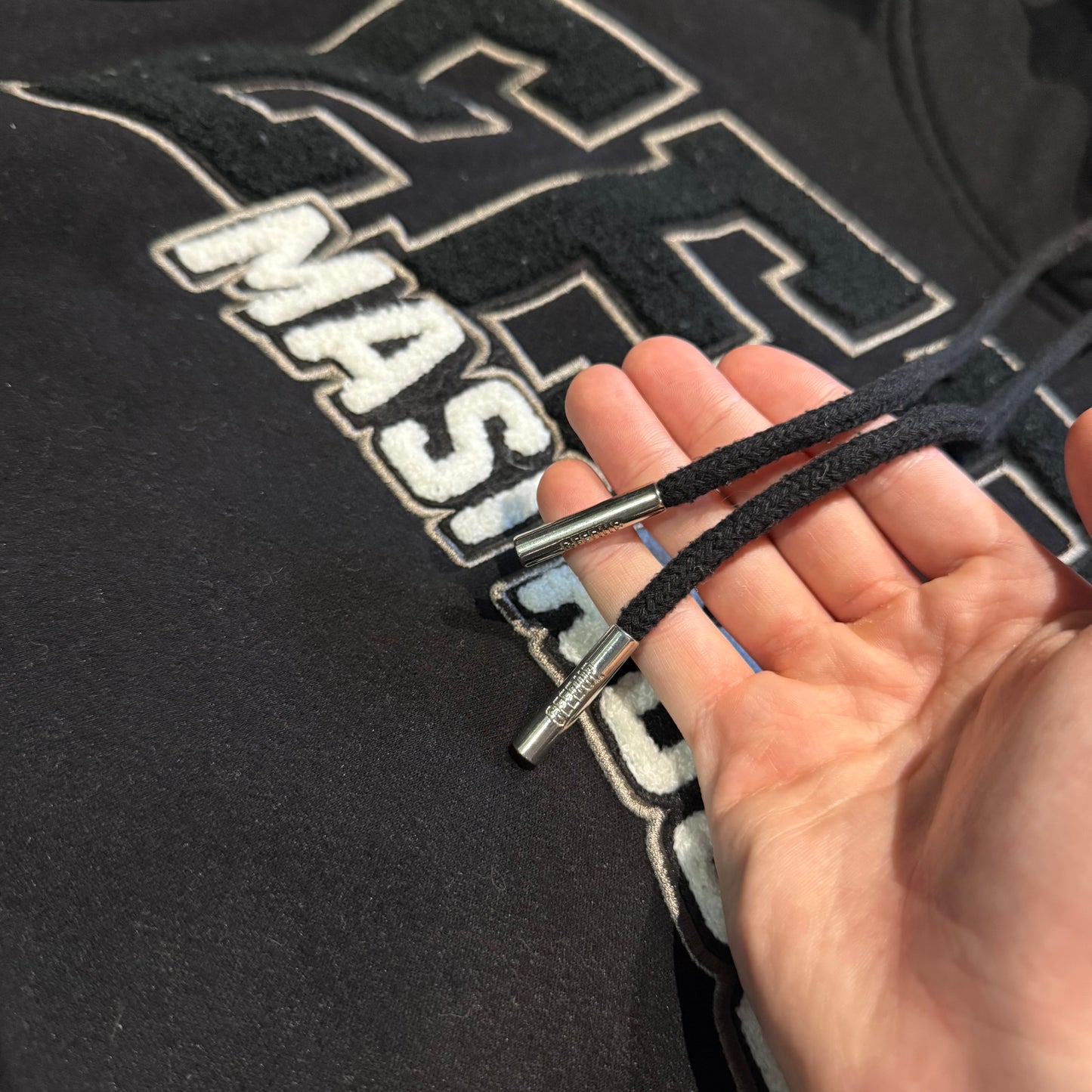 Geedup Co X Masi Rooc Team Logo Hoodie 'Black White' (Second hand)