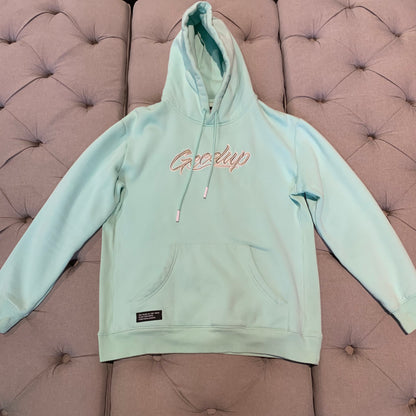 Geedup 10 Years In The Field Hoodie ‘Aqua’ (Second hand)