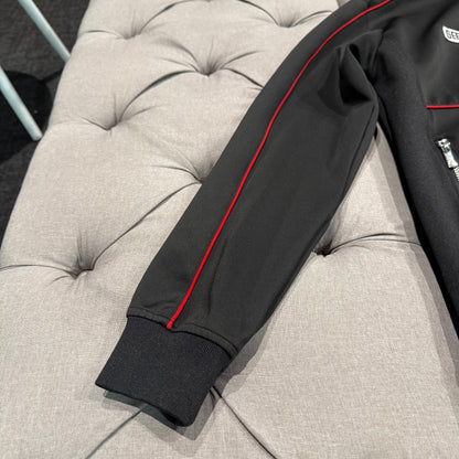 Geedup Play For Keeps Quarter Zip 'Black Red' (Second hand)