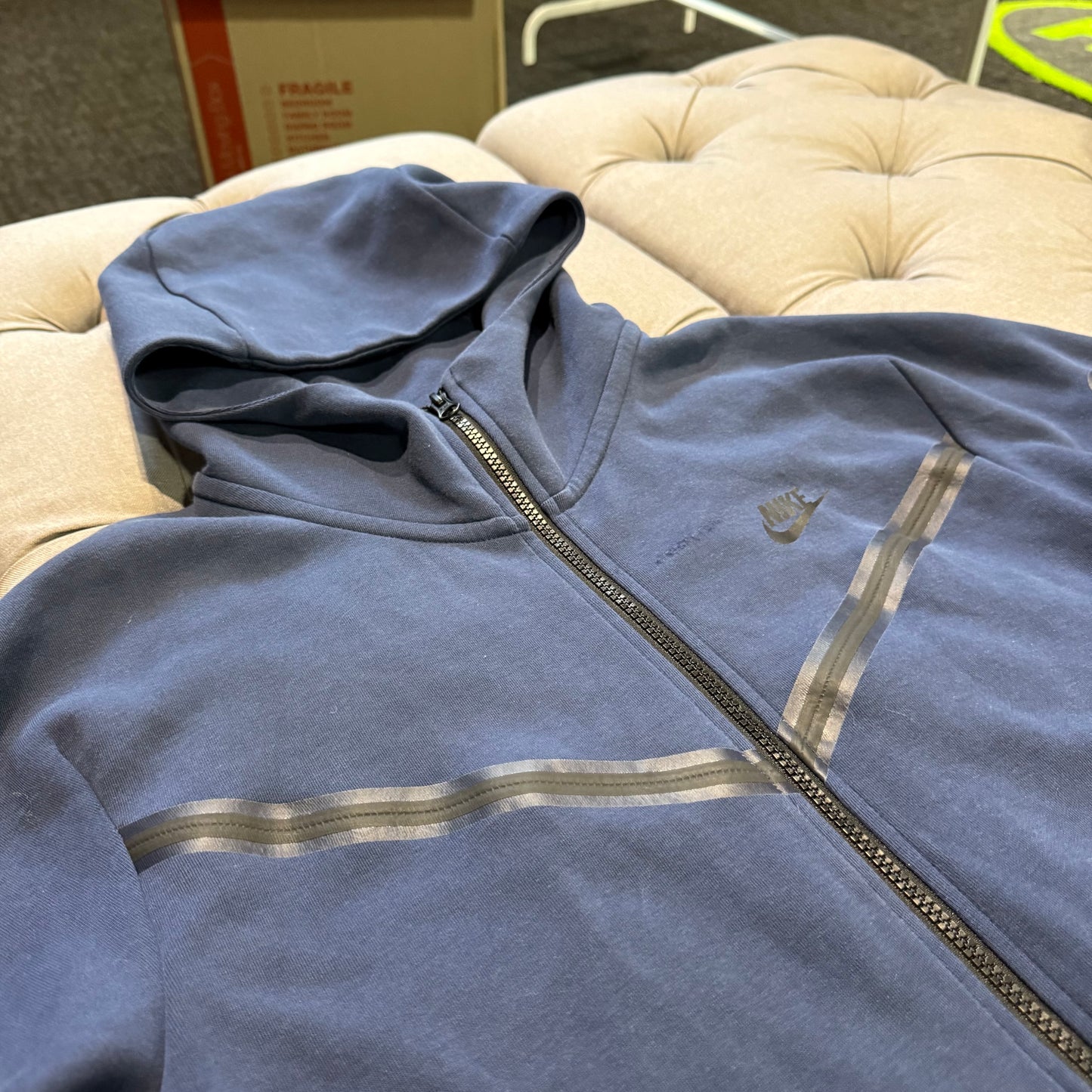 Nike Tech Fleece Jacket 'Navy' (Second hand)