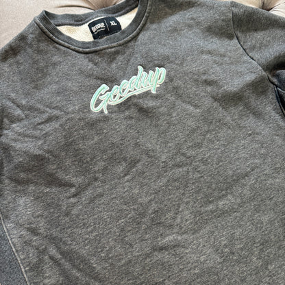 Geedup OS Script Crewneck 'Grey Teal' (Second hand)