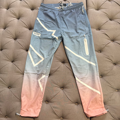 Geedup X ArrDee Sublimated Pants 'Baby Blue Peach' (Brand New)