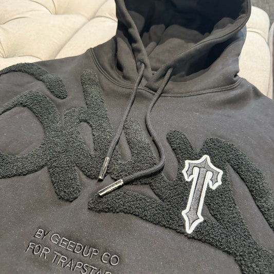 Geedup X Trapstar Handstyle Hoodie 'Blackout' (Second hand)