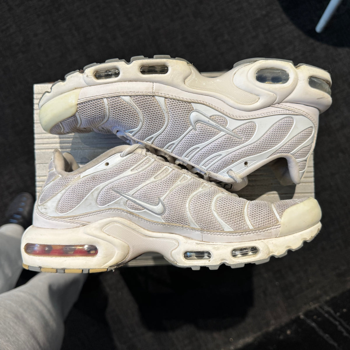 Nike Air Max Plus TN 'Triple White Casper' (Second hand)