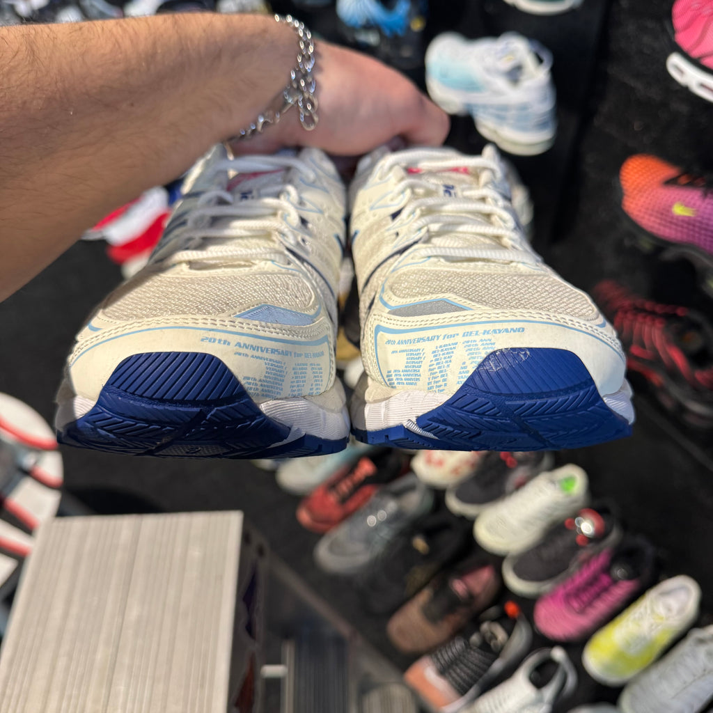 Asics Gel Kayano 20 'Cream Deep Marine Blue' (Second hand)
