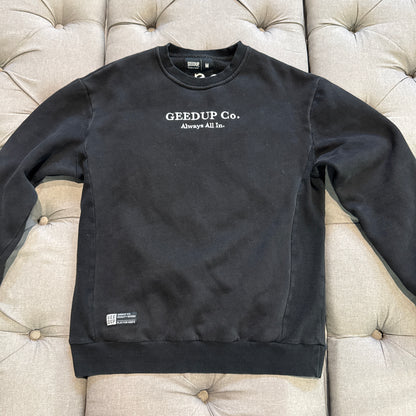 Geedup Crewneck Always All In Winners Circle 'Black' (Second hand)