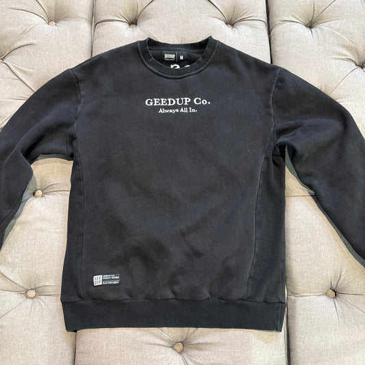 Geedup Crewneck Always All In Winners Circle 'Black' (Second hand)