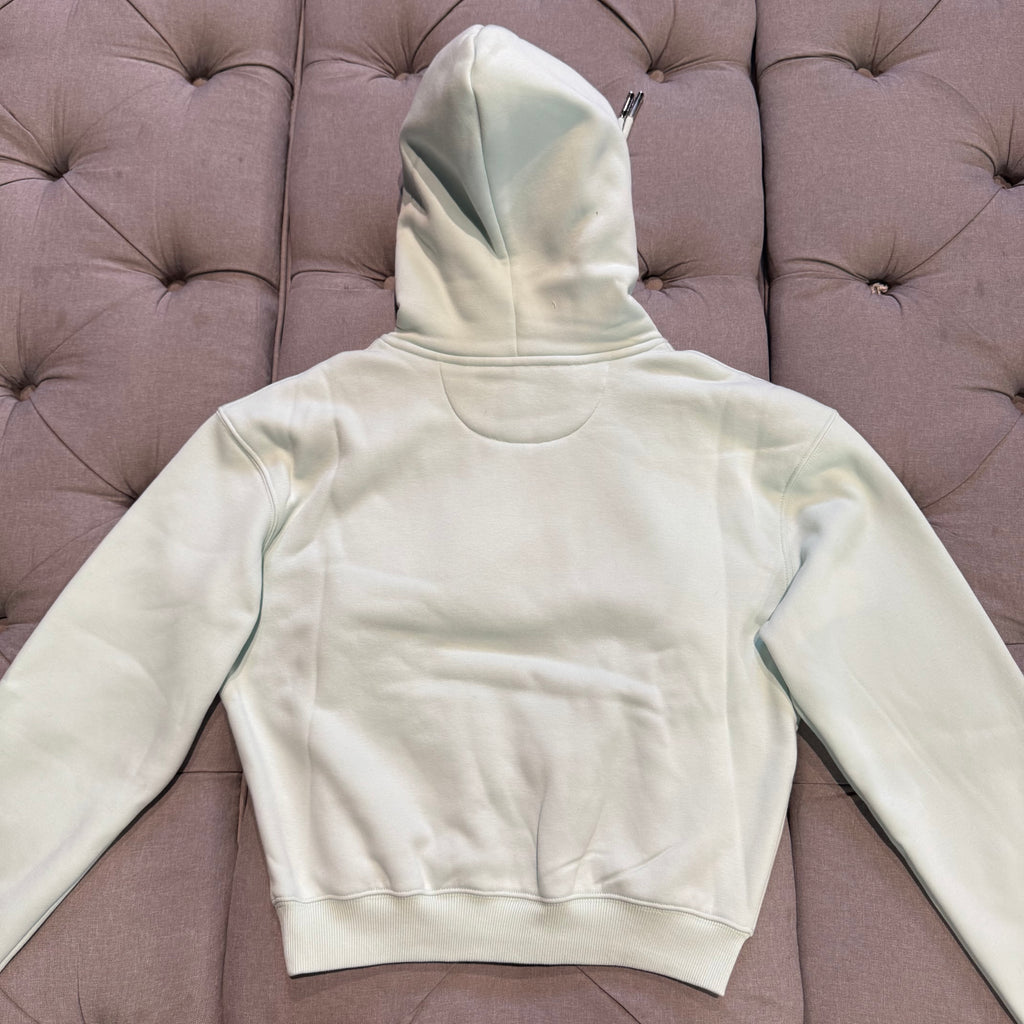 Geedup Cropped Handstyle Hoodie 'Teal Grey' (Brand New)