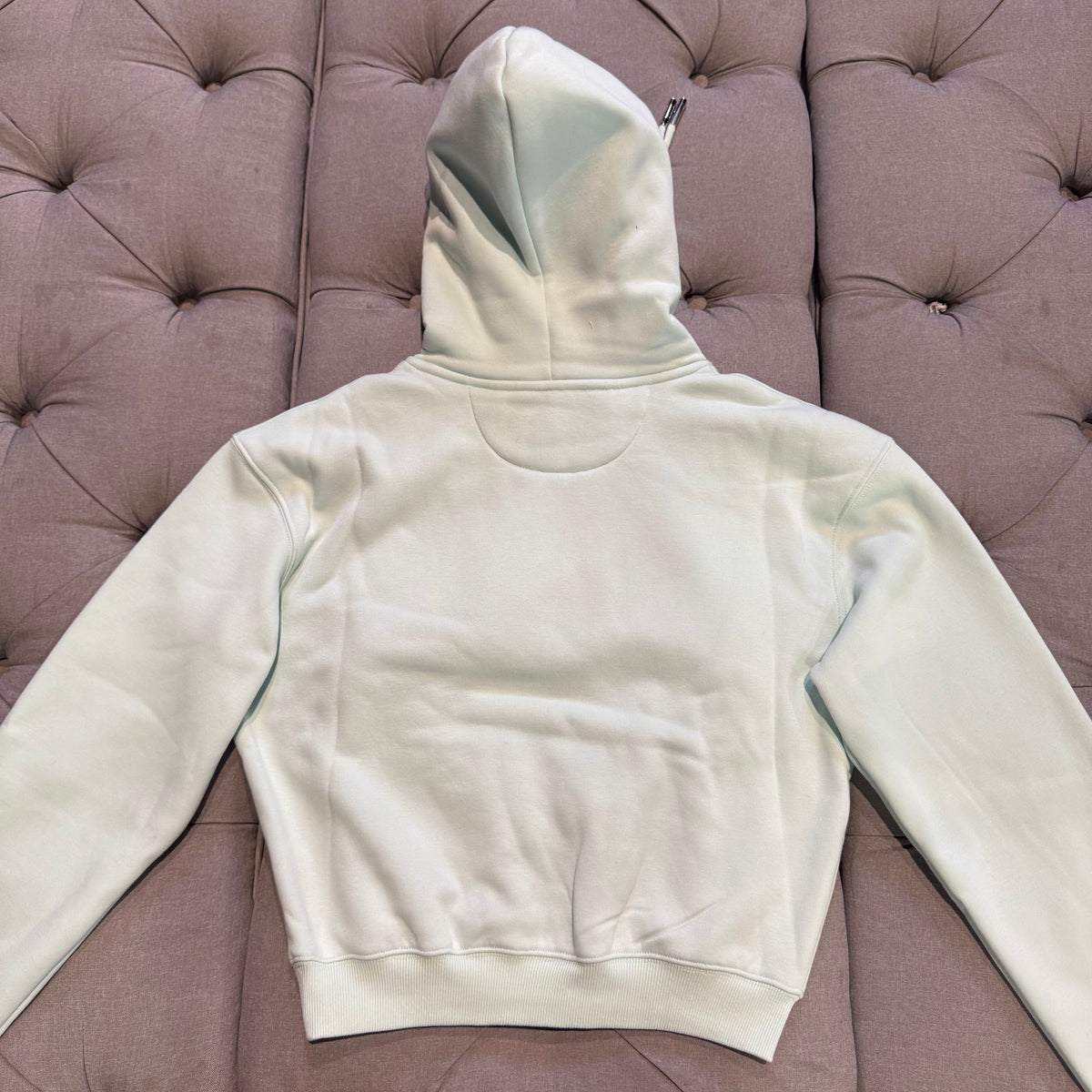 Geedup Cropped Handstyle Hoodie 'Teal Grey' (Brand New)