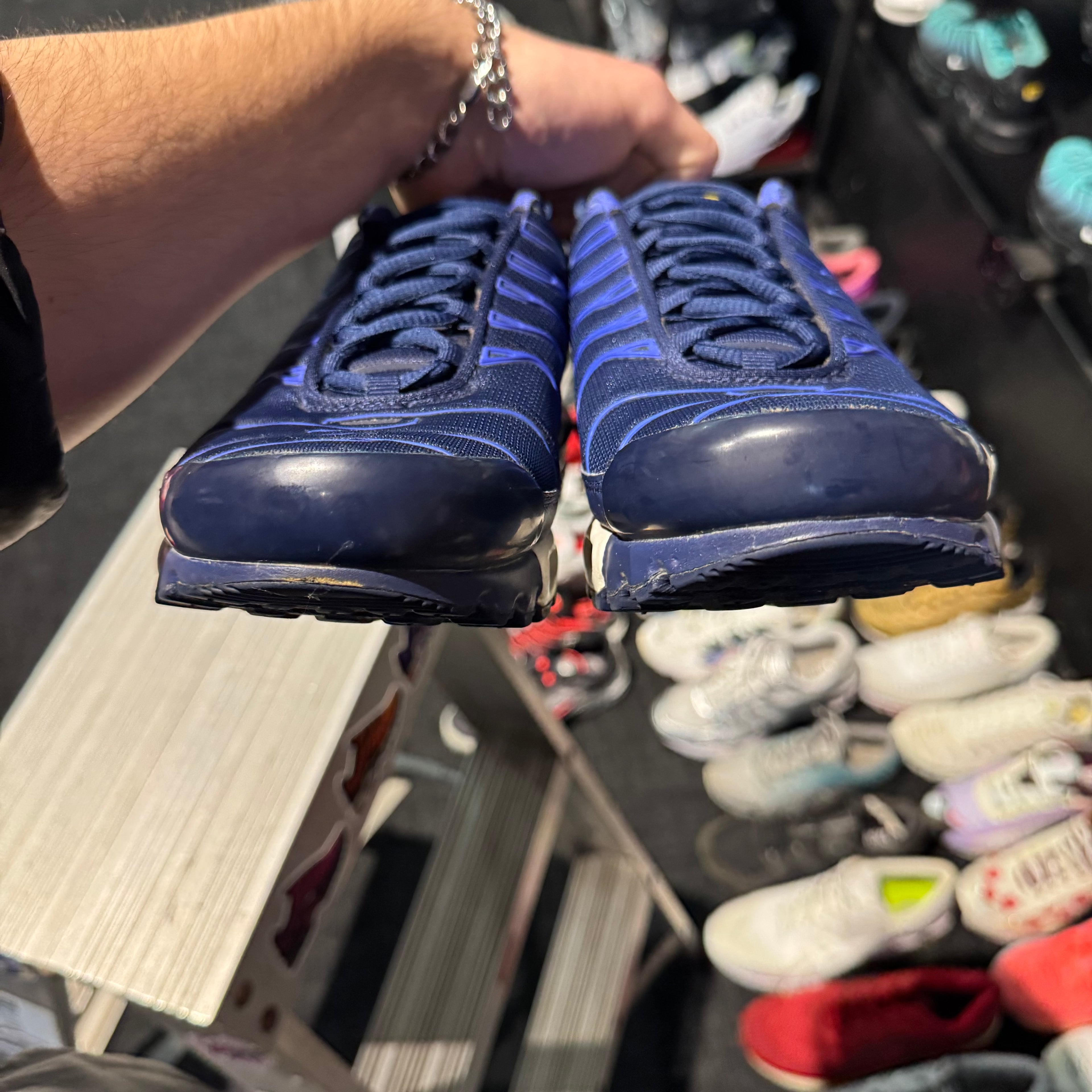 Nike Air Max Plus TN 'Binary Blue Electric Lime' (2016) (Second hand)