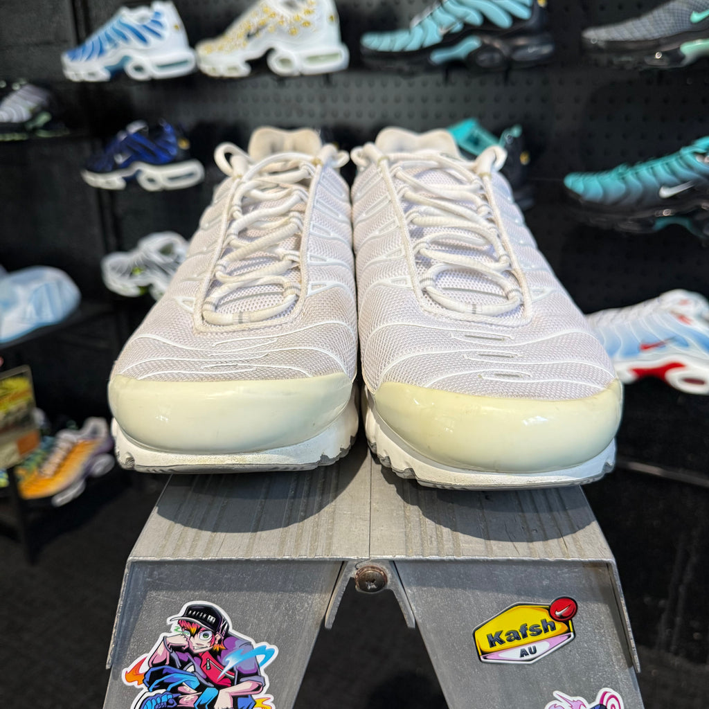 Nike Air Max Plus TN 'Triple White Casper' (Second hand)