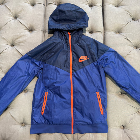 Nike Jacket Windbreaker 'Blue Navy Orange' (Second hand)