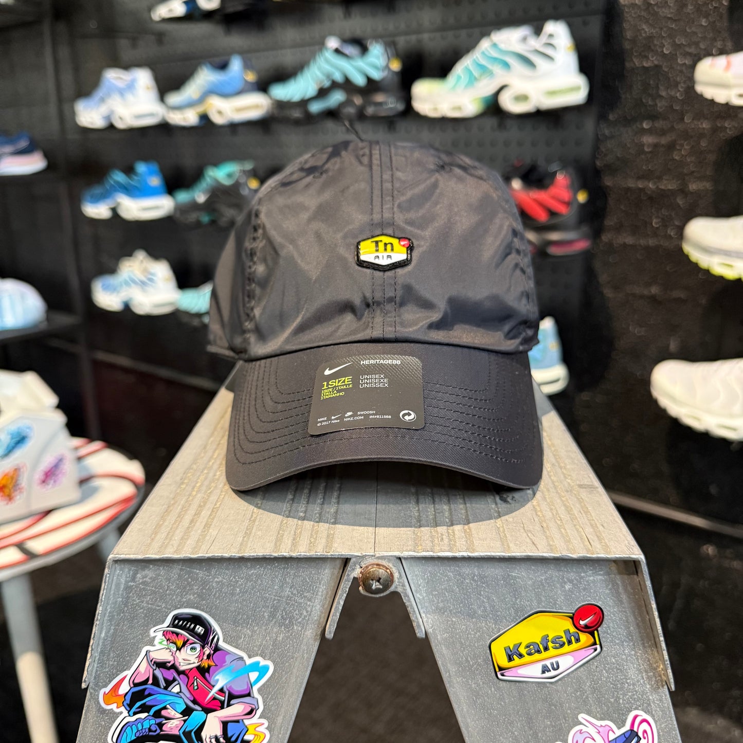 Nike Heritage 86 Air Max Plus TN Cap ‘Black' (Brand New)