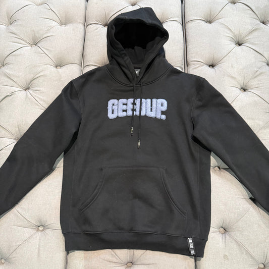 Geedup Play For Keeps Hoodie 'Black Lavender' (Second hand)