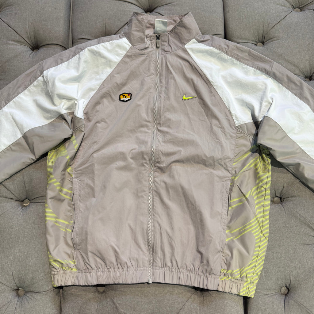 Nike TN Parachute Track Jacket 'White Grey Neon' (Second hand)