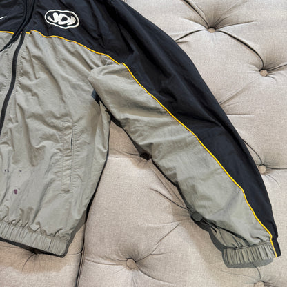 Nike Club Hooded Windbreaker Jacket 'Black Grey Orange' (Second hand)