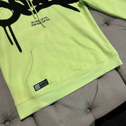 Geedup Handstyle Hoodie 'Pastel Black' (Second hand)