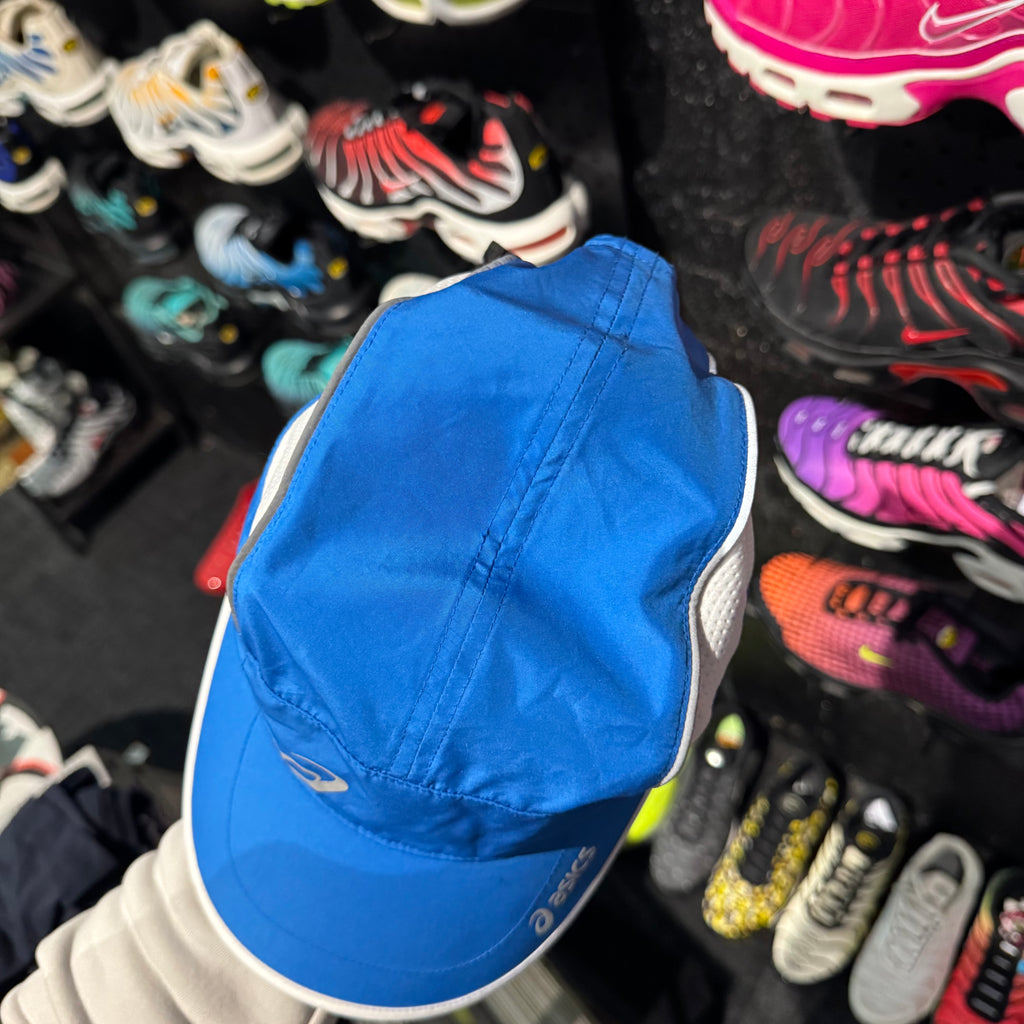 Asics Multi Pannel Reflective Cap 'Blue White' (Second hand)