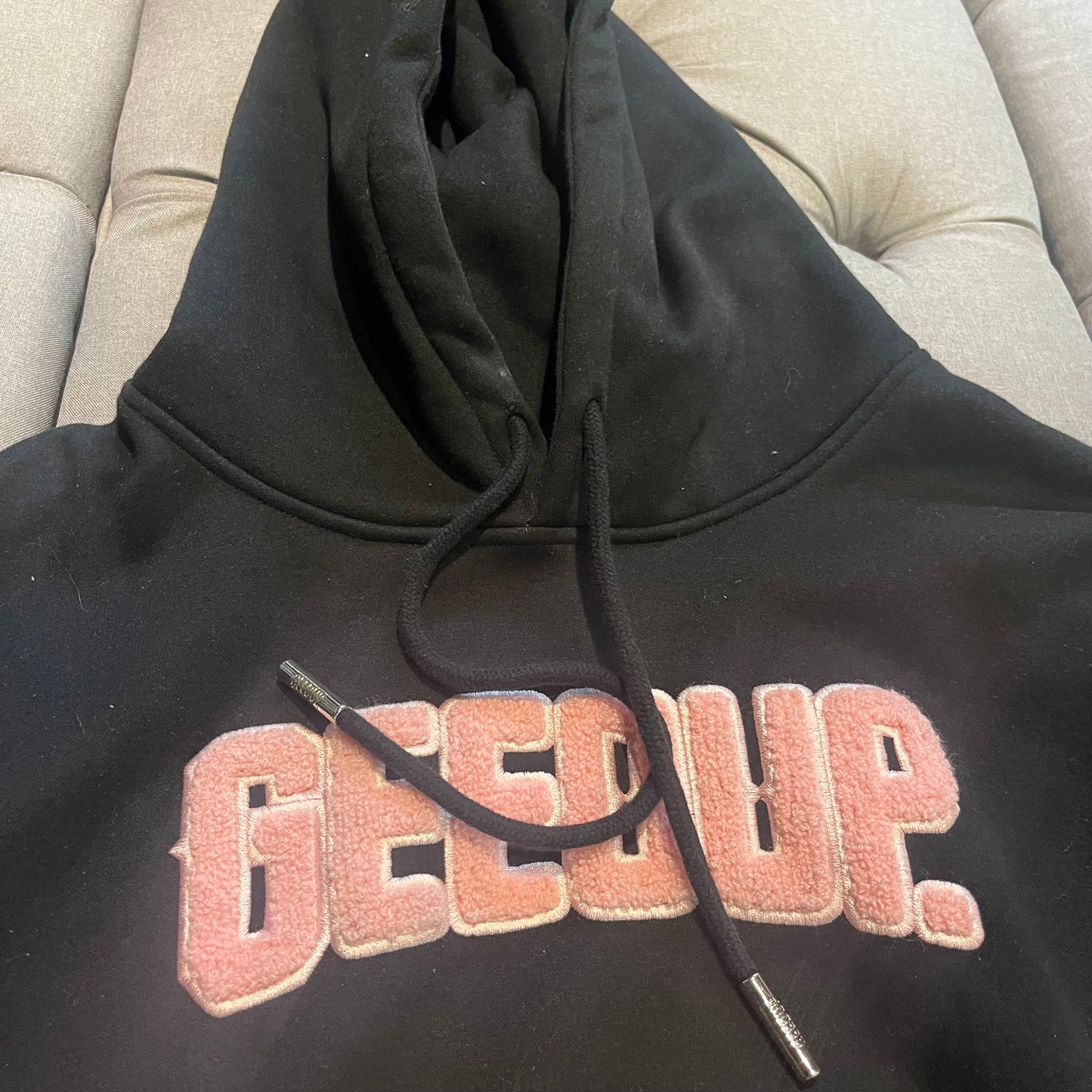 Geedup Play For Keeps Hoodie 'Black Pink' (Second hand)