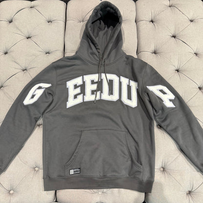 Geedup Team Logo Hoodie 'Ashpalt Grey' (Second hand)